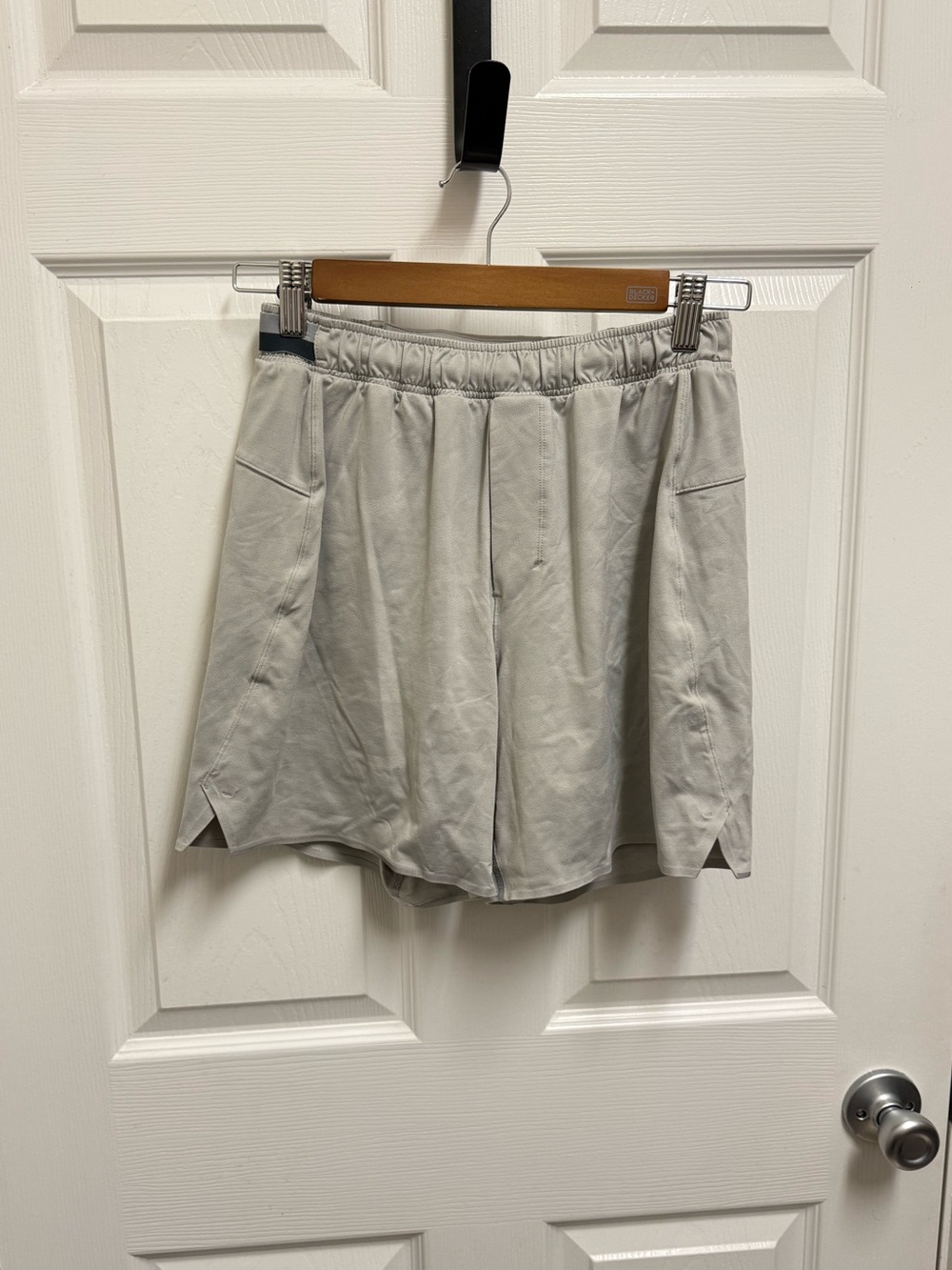 Lululemon Light Gray Camo Athletic Shorts
